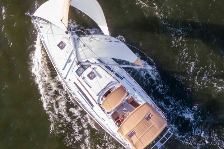 a boat on a body of water