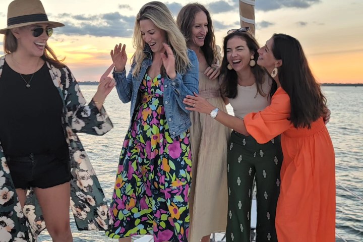 a group of people posing for the camera