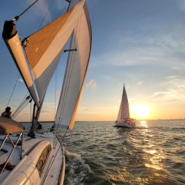 a boat on a body of water