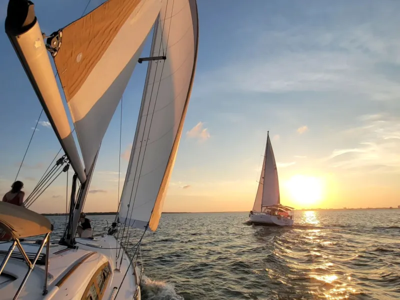 a boat on a body of water