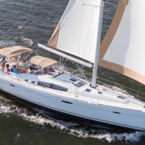 a small boat in a body of water