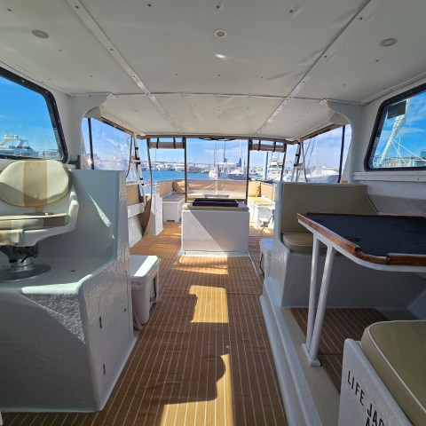 a chair sitting in front of a window