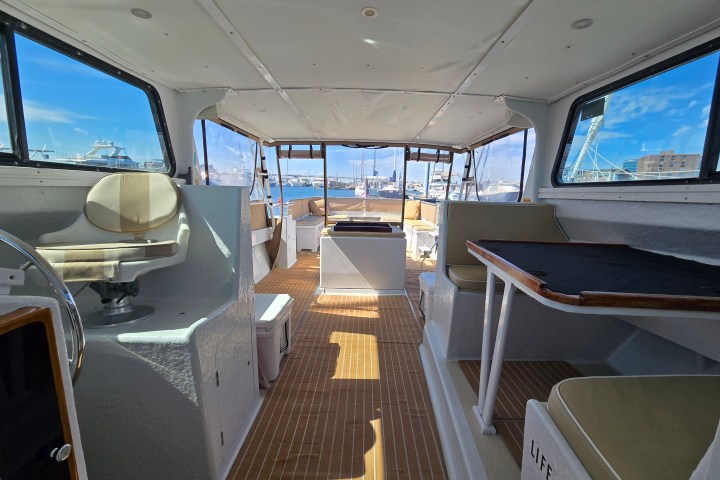 a chair sitting in front of a window